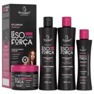 KIT CAPILAR 4 ITENS LISO COM FORÇA BIO INSTINTO