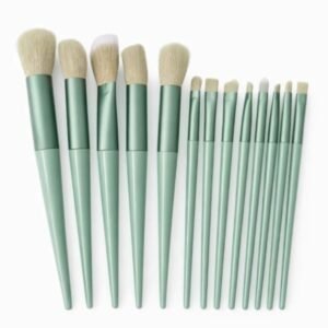 KIT PINCEIS PARA MAQUIAGEM 13 PEÇAS CORES SORTIDAS