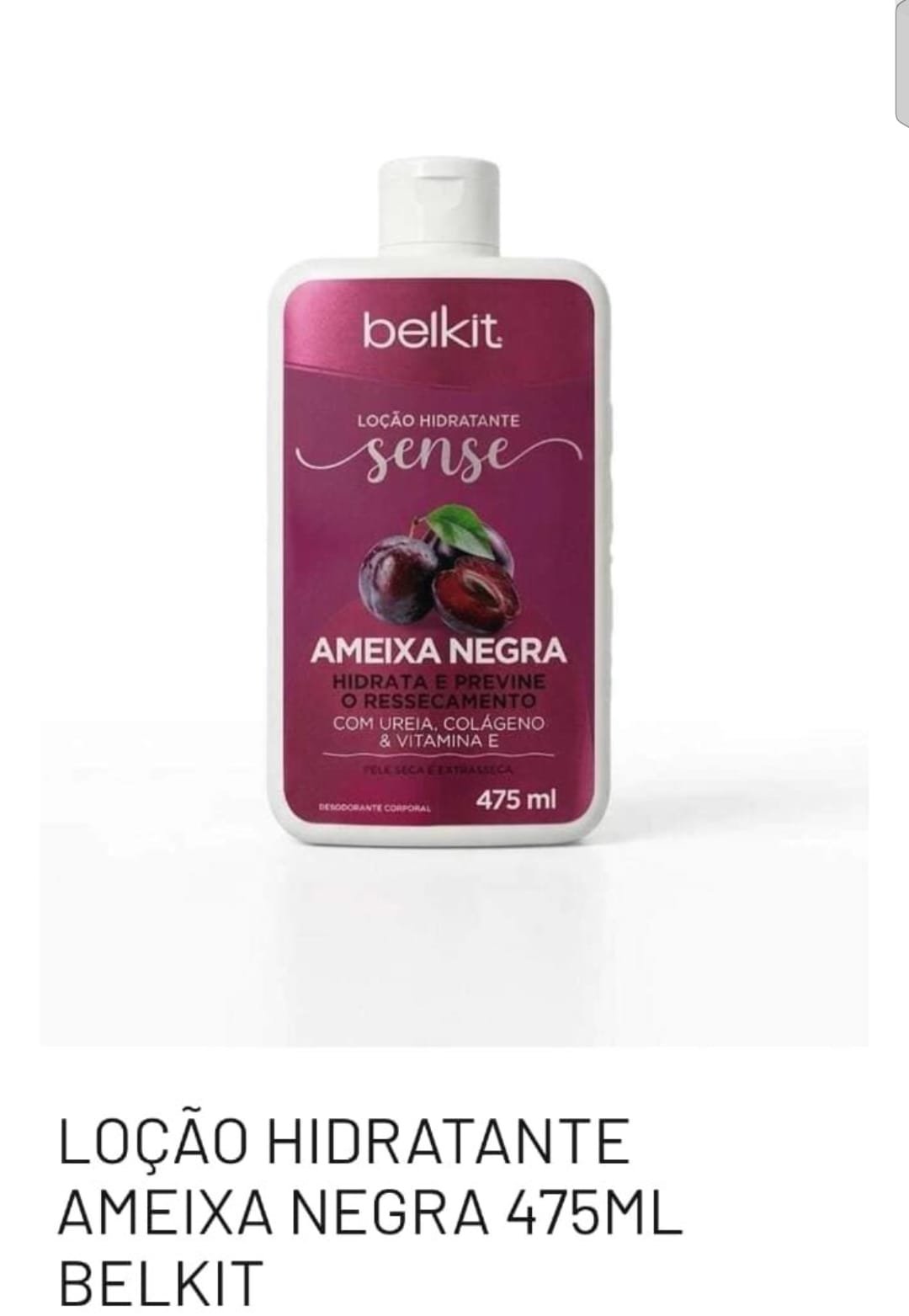 LOÇÃO HIDRATANTE AMEIXA NEGRA 475 ML BELKIT