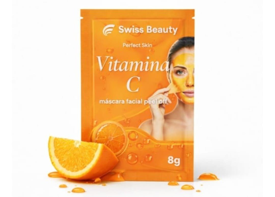 SACHE MASCARA PEEL OFF VITAMINA C SWISS BEAUTY